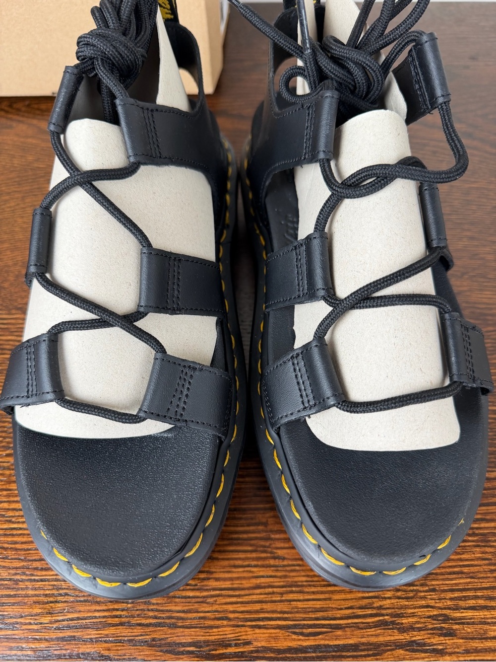 Dr. Martens Nartilla Tie Up Gladiator Sandals - Picture 3 of 13